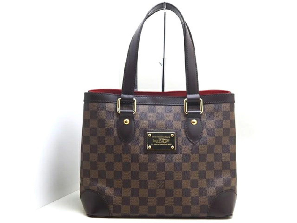Louis Vuitton Bag Ebene Damier Brown Hampstead Tote Brown